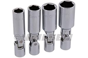 Mekanik Spark Plug Socket Set - 3/8in.Dr 4pc Spark Plug Socket Set with 14,16,18,21mm