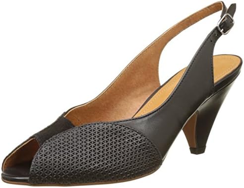 Schmoove Women’s Alpha Open-Toe Pumps black Size: 5 UK