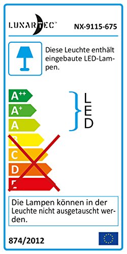 Lunartec LED-Bett- & Lese-Leuchte mit Schwanenhals, Wandmontage, 3 W, kaltweiß - 5