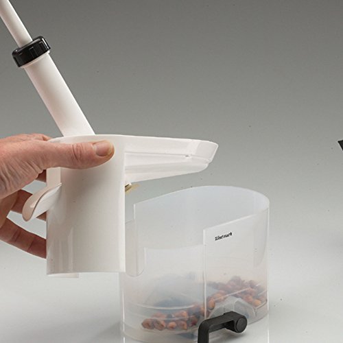 Westmark Kirschenentkerner mit Schütte und Kernkassette, Höhe: 22 cm, Kunststoff/Edelstahl, Weiß/Schwarz, 40002260 - 4