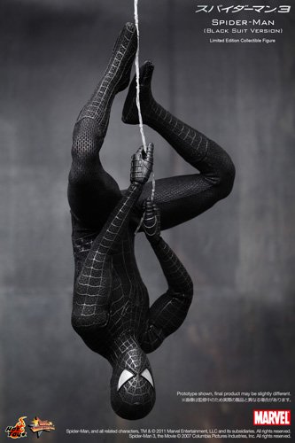 Spider Man 3 (black suit) 12 in wSandman