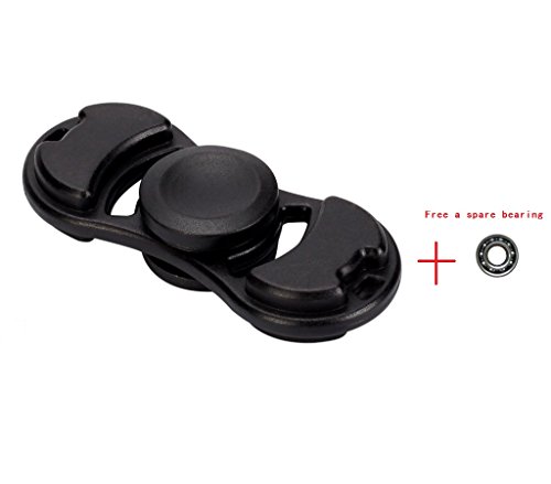 1A2B3C Fidget Hand Spinner - Stainless Steel Spinner Fidget Toy - Ultra Durable High Speed Metal Bearing 3-5 Min Spins finger spinner with Spare Bearing - Relieve your Stress, Anxiety,and Boredom (BLACK) 1A2B3C Fidget Hand Spinner - Stainless Steel Spinner Fidget Toy - Ultra Durable High Speed Metal Bearing 3-5 Min Spins finger spinner with Spare Bearing - Relieve your Stress, Anxiety,and Boredom (BLACK)