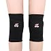 Produktbild ITODA Knieschützer Kinder Knieschutz Sport Kniebandage für Junge Mädchen Elastische Kniestütze Knieschoner mit Sicherheit Schwamm Knieprotektor Unterstützung für Rollschuhe Tennis Radsport Schwarz S
