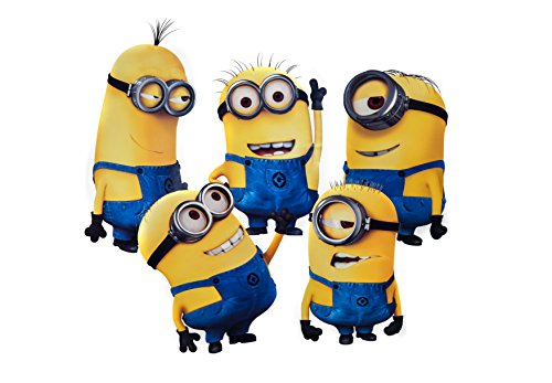 XXL Aufkleber Set Minions Sticker Kevin Karl Dave Jerry Stuart