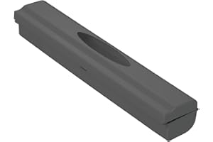 WENKO Folienschneider Perfect-Cutter, praktischer Abroller für Frischhaltefolie und Alufolie, Folienspender aus Kunststoff, 38 x 5,2 x 6,7 cm, Anthrazit