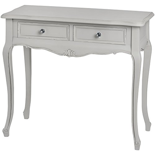 slim fit dress slacks Gray Vintage French Country Vanity with Mirror & Stool  CharmyDecor