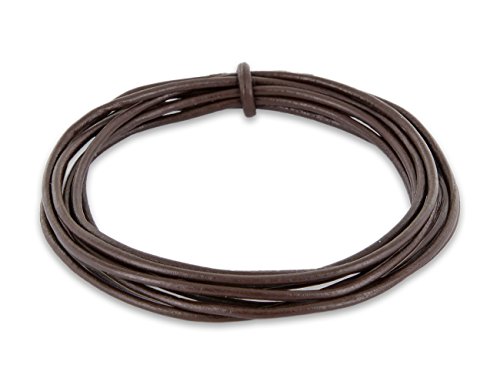 AURORIS – 5m Lederband rund Ø 2 mm – Farbe wählbar – Variante: braun - 2