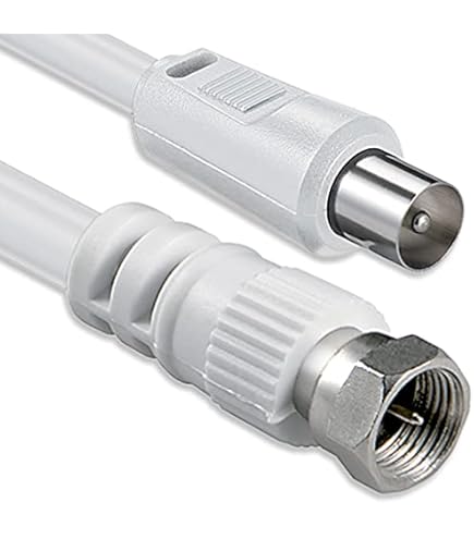 Conector Adaptador Coaxial Macho A Tipo F Hembra Rosca Antena, Satelite