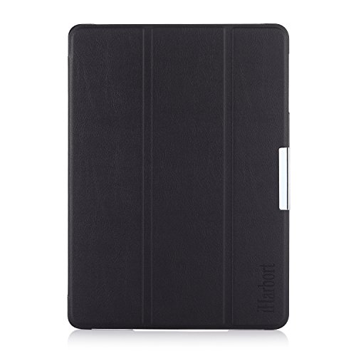 iHarbort® Samsung Galaxy Tab S 10.5 Hülle Case – Ultra Slim Leder Tasche Hülle Etui Schutzhülle Für Samsung Galaxy Tab S 10.5 Zoll T800 Case Holder mit automatischer Weckfunktion (Galaxy Tab S 10.5, Schwarz) - 6