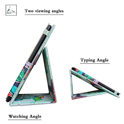 Medion Lifetab X10302/X10301 hülle,Mama Mouth Folding Ständer Hülle Case mit Standfunktion für 10.1″ Medion Lifetab X10302/X10301 Android Tablet PC,Love Tree - 5