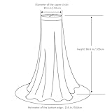 FOXONOVE Moskitonetz, Baby Moskitonetz Baby Kleinkind Bett Kinderbett Baldachin Moskitonetz (weiß) - 2