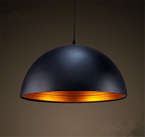 Aluminum Engineering Pendant chandelier,Led Hanging lighting fixtures,Modern Simple Ceiling light fixture Semicircle Restaurant Kitchen Bedroom For e27-black