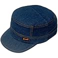 JUBINATION Denim Blue Cap Blue Colour Denim Cap for Men's and Women's