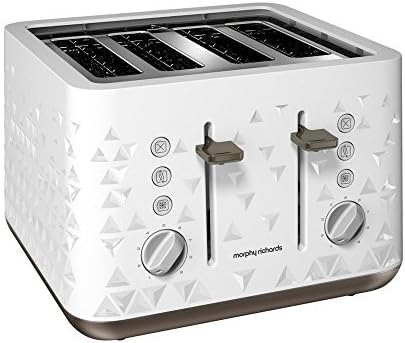 Morphy Richards Prism 4-Slice Toaster (White)
