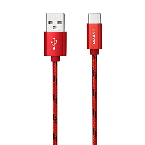 Typ C Kabel, URANT 1M USB Typ C Ladekabel mit Nylonummantelung Datenkabel für Nexus 5x, Huawei P9, OnePlus 2 , MacBook Pro 2016,Samsung Galaxy S8, Google Chromebook Pixel