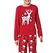 Produktbild BaZhaHei Weihnachten Schlafanzüge für die Ganze Homewear Familie Mama y Me Kid Deer Cartoon Print Tops Sweatshirt Familienkleidung