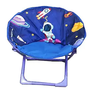 Xylus Child Size Portable Folding Picnic and Home Used Moon Chair for Boys & Girls (Astronaut)