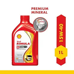 Shell Rimula R2 Extra 15W-40 API CF4 Engine Oil for Diesel vehicles (1 L)