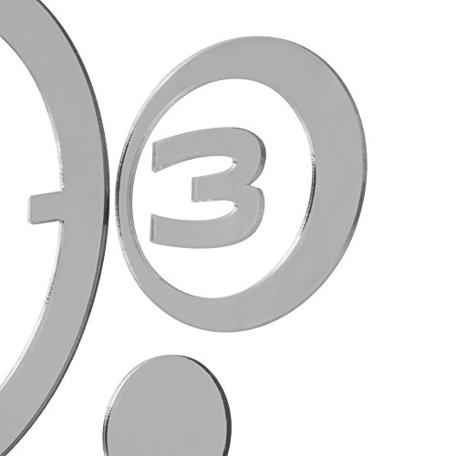 Jago Wanduhr inklusive 3 Schmetterlingen als Wand-Tattoos aus pflegeleichtem Acryl Schmetterlingsmotive für eine freie Anordnung - 6