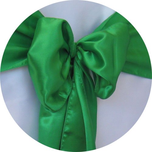 eds grün Satin Stuhl Bezug Schleife Band Hochzeit Party Bankett Decor 10 bis 300 Stück, Satin, grün, 70