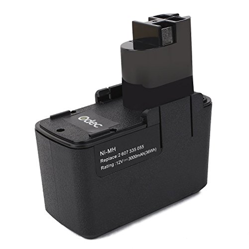 Odec Ersatzakku 12V 3000mAh, Ni-MH-Akku für BOSCH PSR120 BAT011 3300K BH1214H BH1214L BH1214MH BH1214N PSB 12VSP-2 PSR 120 PSR 12VES-2 - 5
