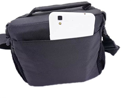 PDXD-share Housse de protection universelle en nylon DSLR SLR Sac pour Nikon J5 J4 J3 J2 V3 S2 Cam  ra  Nikon P600 P900S P610S L340 L830 P530 num  rique  Jaune 