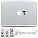 Price comparison product image RayLineDo 2PCS Removable DIY Macbook Air Pro Decal Stickers Decoration Laptop Sticker For 11",13", 15", 17" Z086
