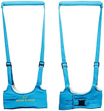 Babywalker Baby Toddler Walking Assistant Protective Belt Carry Trooper Walking Harness Learning Assistant Learning Walk Safety Reins Harness Walker Wings (Blue)