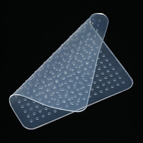 Decdeal 4St Silikon Frischhalte-Deckel Stretch-Deckel für Dosen, Schüsseln, Becher, usw. - 3