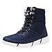 Produktbild DQANIU Herrenstiefel, Herren Wintermode Plus Samt warme High-Top-Outdoor-Sportschuhe wasserdicht Schnee Baumwollstiefel