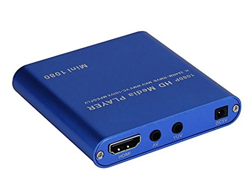 Sannysis 1080P Mini HDD Media Player MKV / H.264 / RMVB HD mit HOST USB / SD-Kartenleser - 4