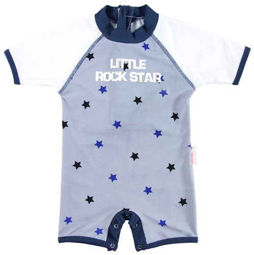 UV Protection Swimsuit - Baby - Boy - Little Rock Star - Elly La Fripouille (2-3 yeas old)