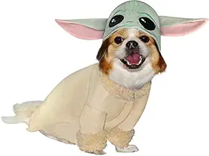 Star Wars The Mandalorian The Child Baby Yoda Dog/Cat/Pet Halloween Costume Includes Shirt and Headpiece (Large)