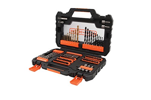 Black+Decker 104-tlg. Bit- und Bohrer-Set, 104 Stück, A7230