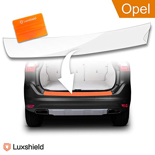 Preisvergleich Produktbild Luxshield Ladekantenschutz Folie inkl. Profi-Rakel - Mokka X + Facelift ab 2012 - Stoßstangenschutz, Kratzschutz, Lackschutzfolie - Transparent - selbstklebend