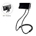 Produktbild Odette.EU Lazy Halterung Handy Halter, Universal hängen auf Hals Lazy Handy DIY Halterung Gratis drehbar Ständer auf Tisch Smart mehrere Funktionen Handy-Halterung Ständer (Schwarz)