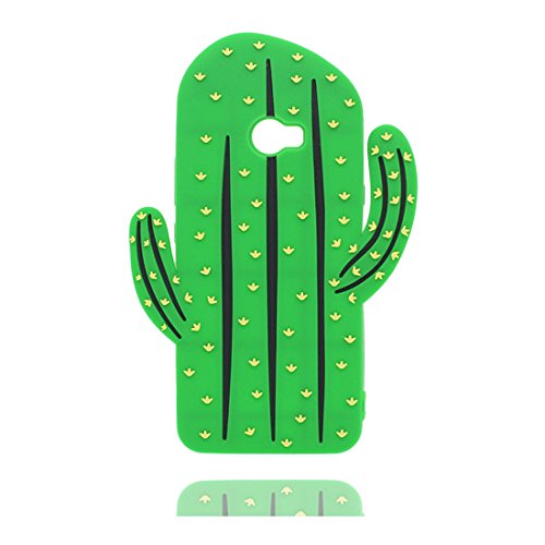 Cover Huawei Y5 II Funda  Huawei Y5 2 Carcasa TPU flexible Case  resistente a los ara  azos deslizamiento polvo  3D cactus 