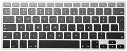 Anwua Soft Silicone Macbook keyboard Cover Skin Protector for MacBook 13" 15" 17" fits UK or EU Version Keyboard Layout