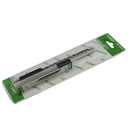 FOSHIO Abschließbares 9mm Gebrauchsmesser mit 30 Grad Carbon Steel Snap-Off Ersatzklingen Auto Wrap Cutter Craft Messer Tint Film Handwerkzeuge - 8