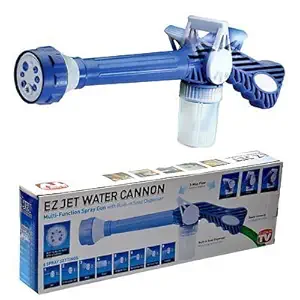 Kelexx Jet Water Cannon 8 in 1 Turbo Water Spray Gun for Gardening, Car Wash, Home Cleaning