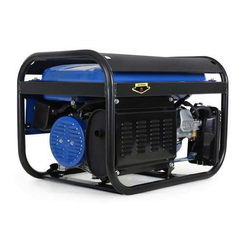 EBERTH 3000 Watt Notstromaggregat Stromerzeuger Stromaggregat mit 6,5 PS Benzinmotor, 4-Takt, luftgekühlt, 2x 230V, 1x 12V, Seilzugstart, Automatischer Voltregler AVR, Ölmangelsicherung, Voltmeter – Bild 6