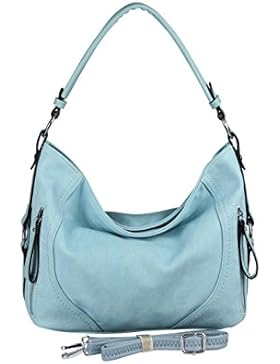 OBC DAMEN TASCHE HANDTASCHE Shopper METALLIC Hobo-Bag Henkeltasche Schultertasche Umhängetasche CrossOver Tote-Bag