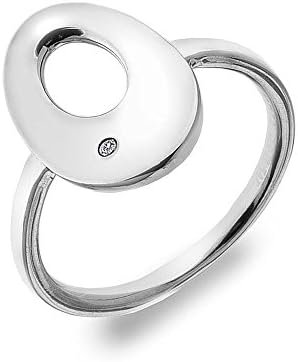 Hot Diamonds Emerge Open Oval Ring - Size P