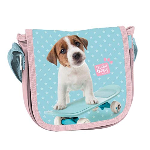 STUDIO PETS Bandolera Dog Blue de Bolso Bandolera, 40 cm