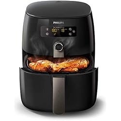 Philips HD9741/10 Airfryer Compact Noir - Bien plus qu'une friteuse : faites cuire, frire, rôtir, griller tous vos aliments