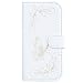 Produktbild iPhone 7 Tasche für iPhone 7 Schutzhülle iPhone 7 4.7" Butterfly Schutzhülle mit Geldbörse für iPhone 7 Bookstyle Book Case - Schmetterling - Weiß