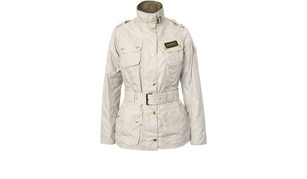 cream barbour jacket