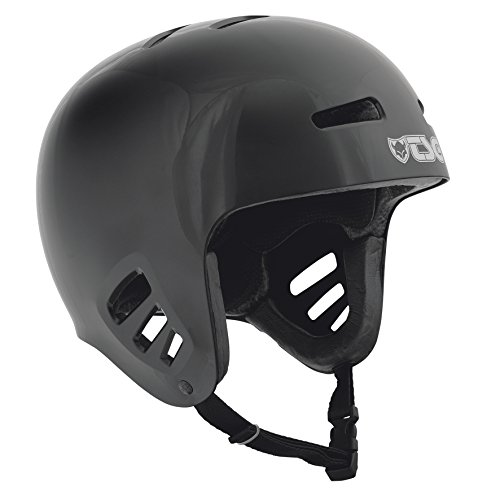 TSG Dawn Solid Color Casque Mixte Adulte, Noir, Taille S-M