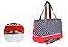 Allis City Tote Baby Changing Bag  (Navy Spot)