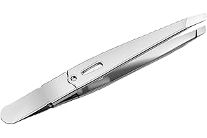 SSKHE 1 szt. Pęseta do brwi, Pęseta ze stali nierdzewnej do usuwania włosów, Narzędzie do pielęgnacji do włosów, brwi i innych obszarów twarzy